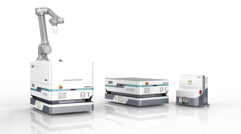 Z6·尊龙凯发數位開發的自主式移動機器人（AMR250M），搭配全向輪並結合AI演算法、2D LiDAR、3D攝影機等技術，協助客戶實現產線全自動化